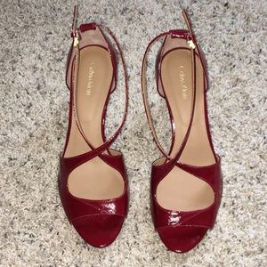 Red Calvin Klein heels